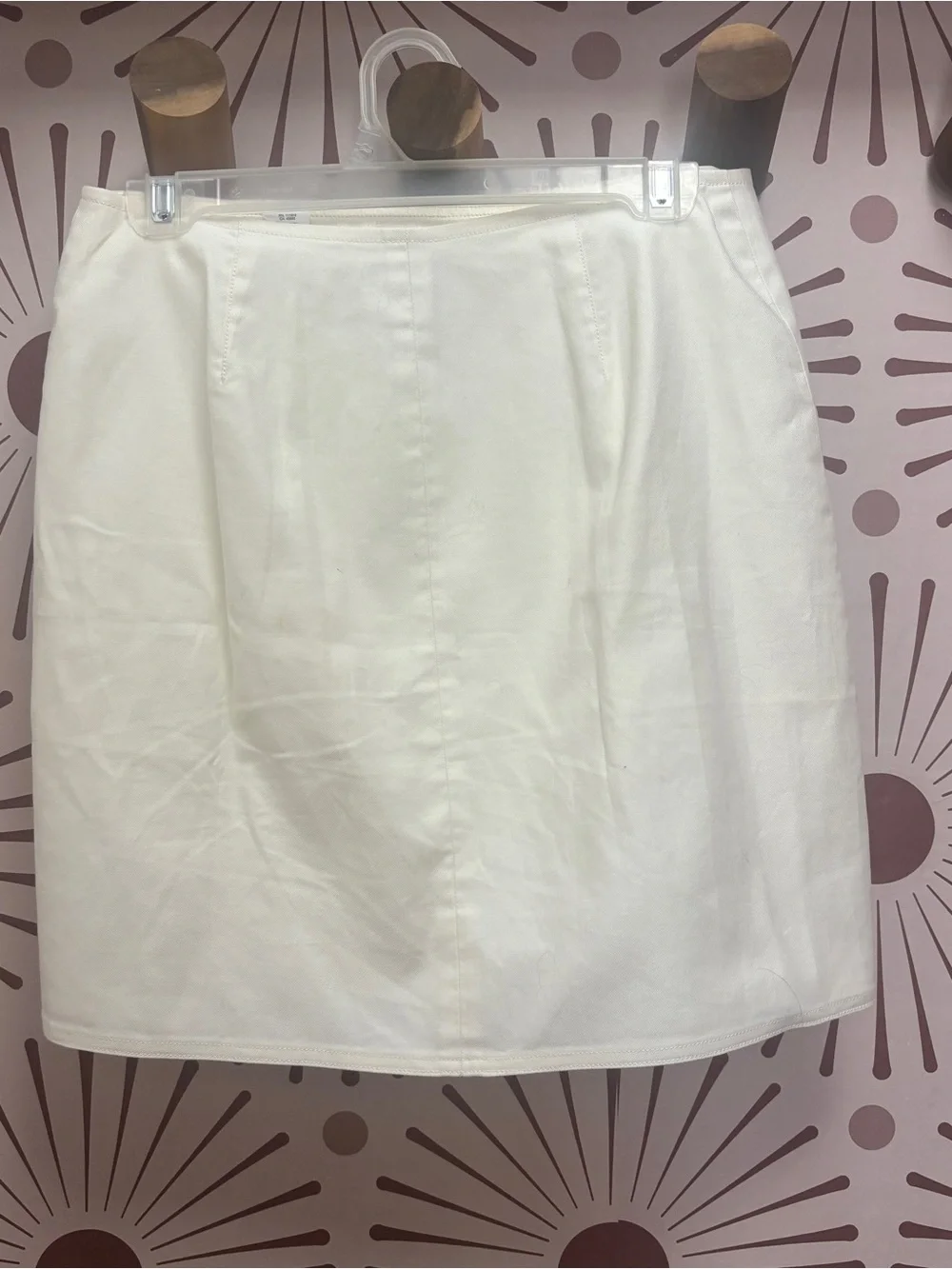 Michael Kors White Button-Front Skirt - Size 6